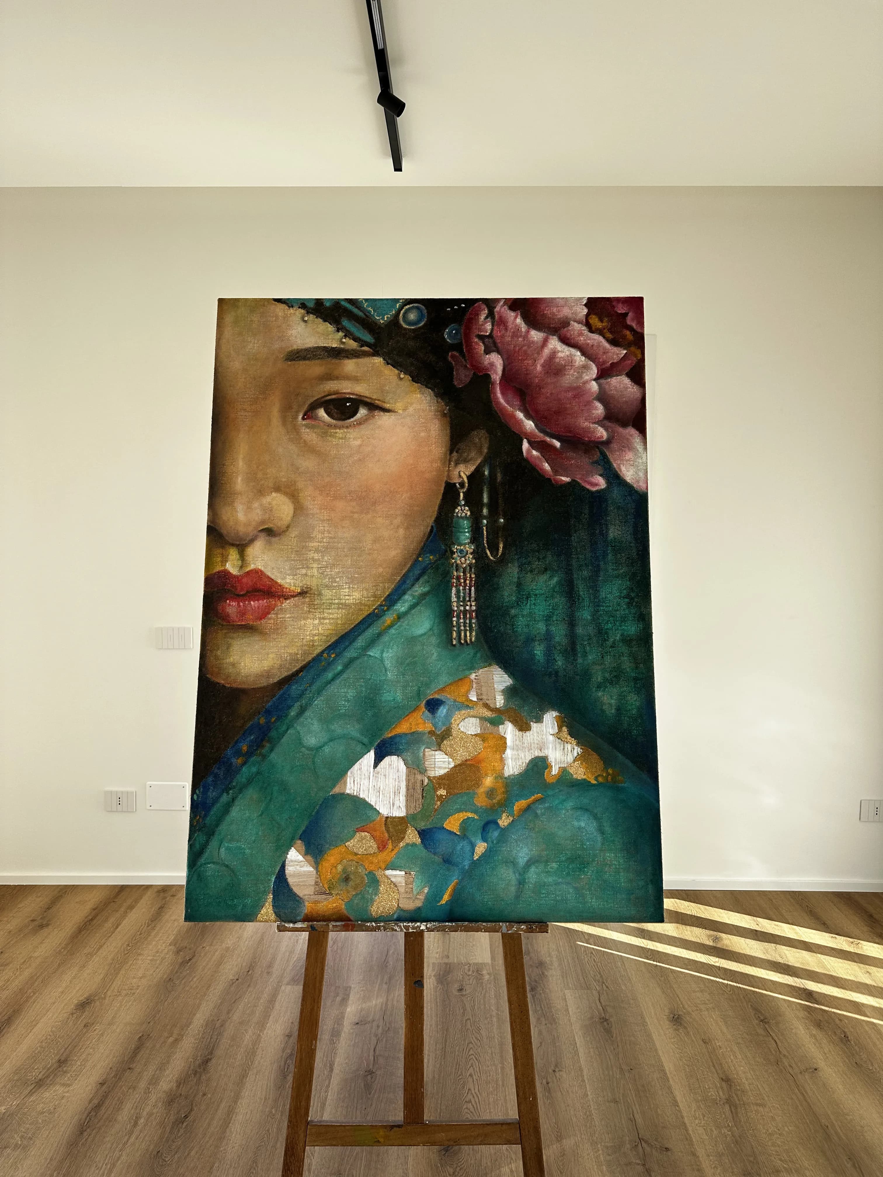 Geisha su cavelletto